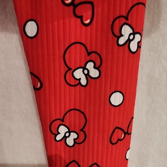 Disney New Minnie Mouse Girls Matching Set - Gray and Red - Picture 3 of 7